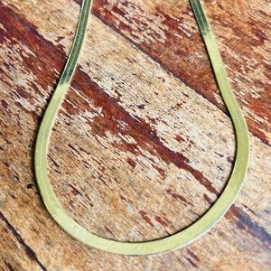 Ross Simons herringbone 18kt gold overlay sterling silver